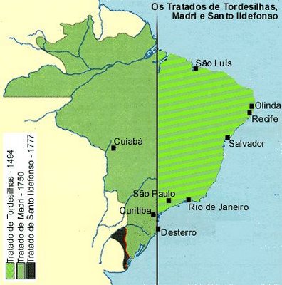 Tratado de Tordesilhas: o que foi, contexto, mapa - Brasil Escola